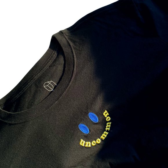 •BLACK UNCOMMON EMBROIDERED LONG-SLEEVE SHIRT - Picture 2 of 2